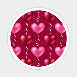 Heart Balloons Magnet